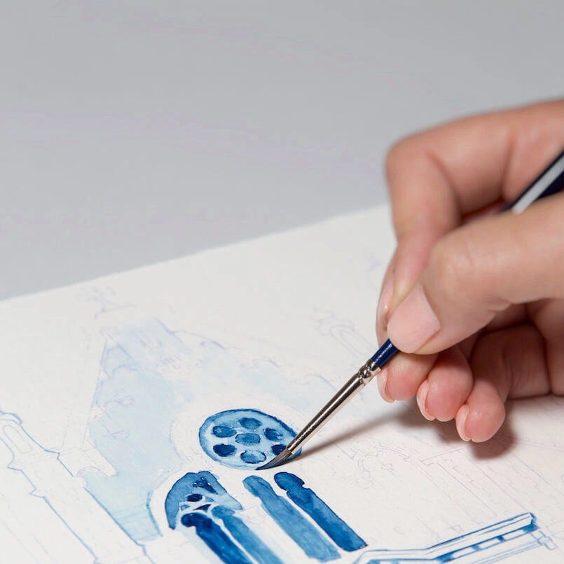 invitaciones de boda personalizadas online dibujadas a mano Marmarina